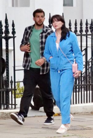 Daisy Lowe - Seen while out with boyfriend Jordan Saul in North London