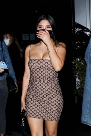 Daisy Marquez - In mini dress at BOA Steakhouse in West Hollywood