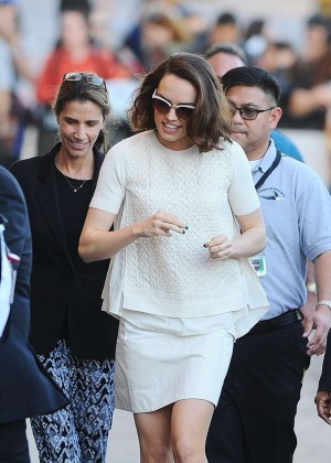Daisy Ridley - Arrives at Jimmy Kimmel Live! Show in LA