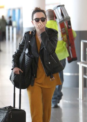 Daisy Ridley at JFK Airport in New York