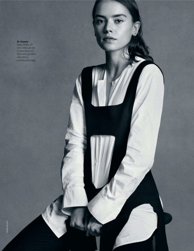 Daisy Ridley - Gioia! Magazine (November 2017)