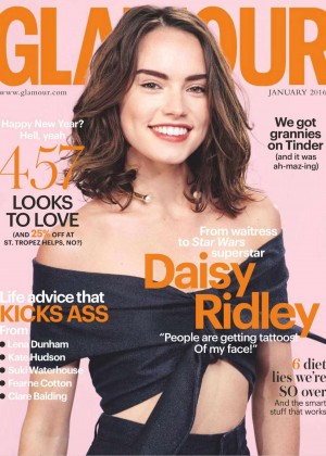 Daisy Ridley - Glamour UK Magazine (January 2016) adds