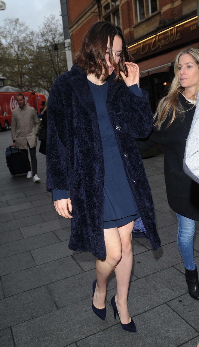 Daisy Ridley - Leaving Global Radio HQ in London