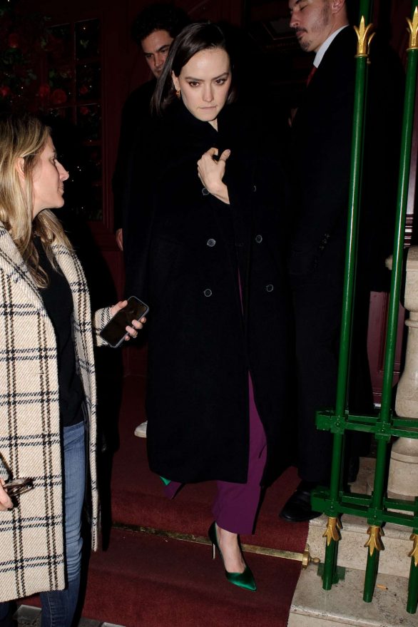 Daisy Ridley - Leaving Park Chinois Restaurant in London