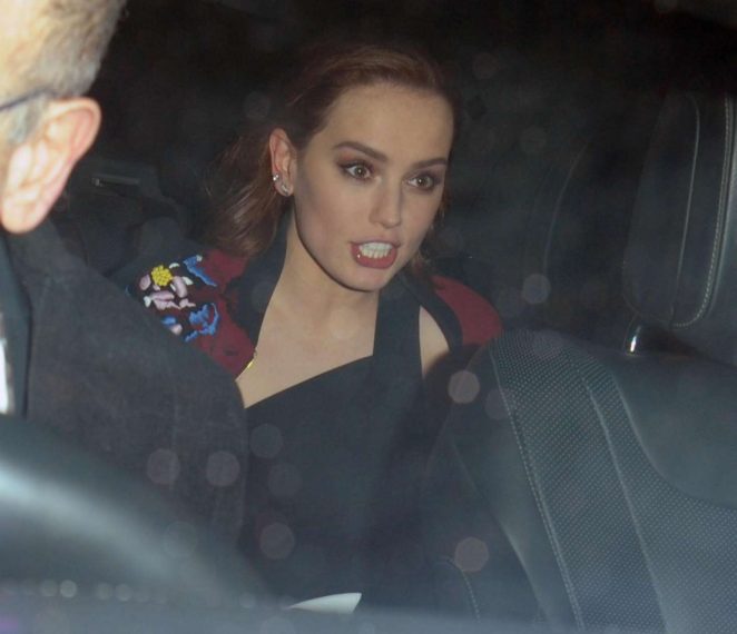 Daisy Ridley - Leaving the British Academy Film Awards Dinner After Party in London