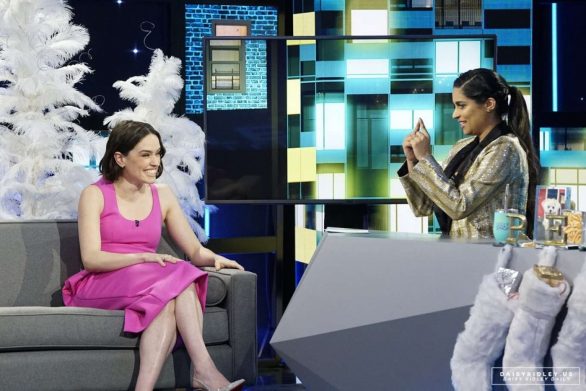 Daisy Ridley on Little late with Lilly Singh