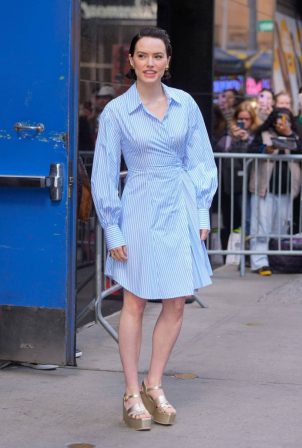 Daisy Ridley - Seen at GMA in New York City