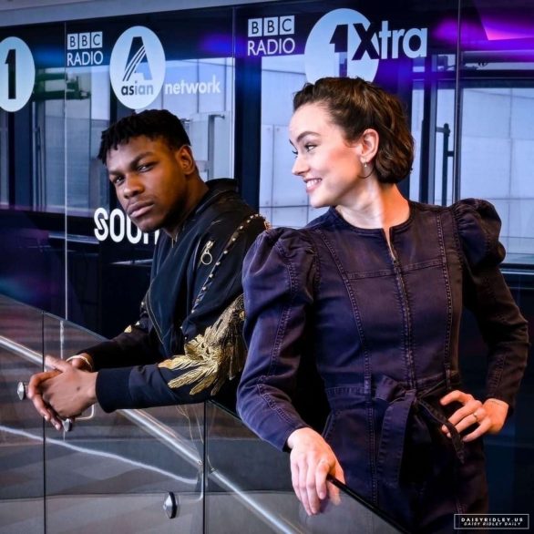 Daisy Ridley - Visists BBC Radio 1 in London