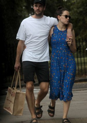 Daisy Ridley with boyfriend out in London