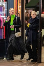 Dakota and Elle Fanning - Out and about in London