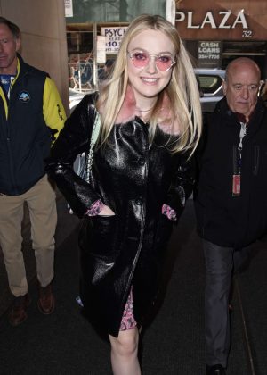 Dakota Fanning - Arrives at 'Today' Show in NYC