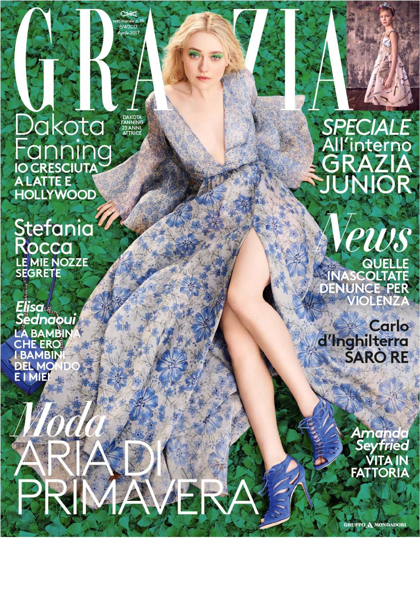 Dakota Fanning for Grazia Italy (April 2017)