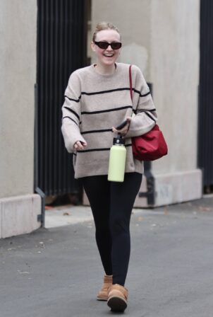 Dakota Fanning - Heading home after a workout session in Beverly Hills