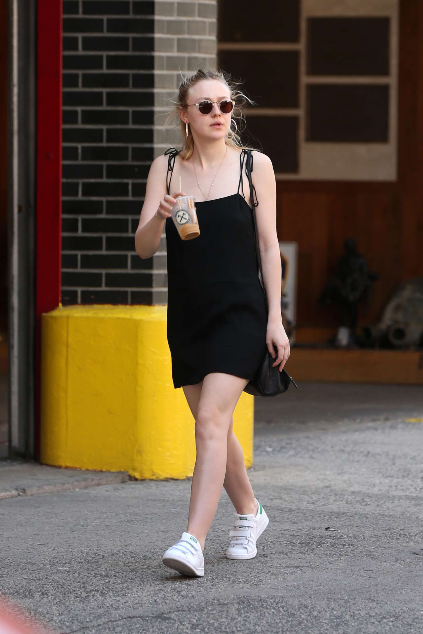 Dakota Fanning in Black Mini Dress -11 | GotCeleb