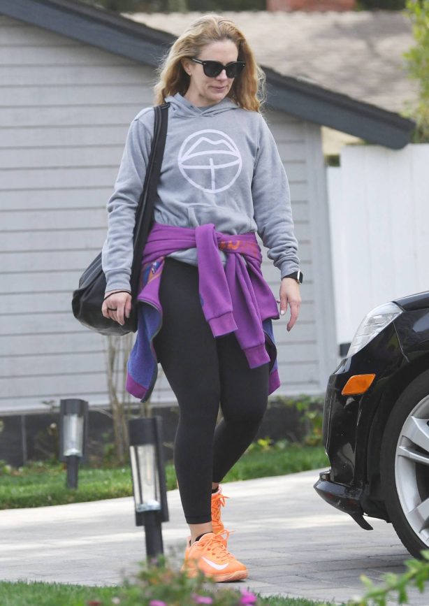 Dakota Fanning - Makeup-free after tennis practice with CaCee Cobb and Meagan Camper