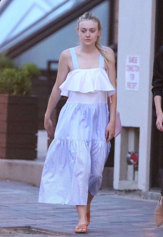 Dakota Fanning - Out and about in Toronto