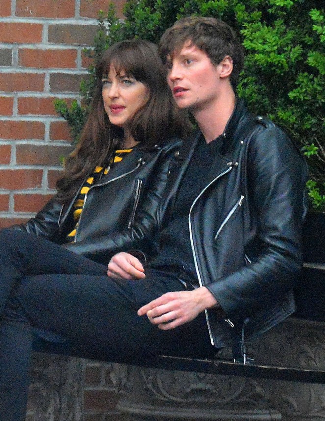 Dakota Johnson and boyfriend Matthew Hitt in New York City