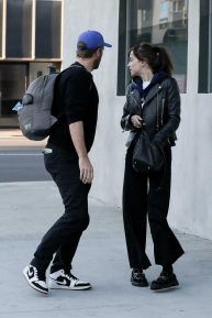 Dakota Johnson and Chris Martin at Crossroads in Los Angeles