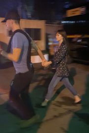 Dakota Johnson and Chris Martin - Exiting the Global Citizen Festival in NYC