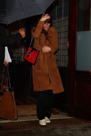 Dakota Johnson - Checks out of The Greenwich Hotel in New York