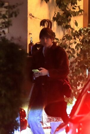 Dakota Johnson - Exits the Sunset Tower Hotel after dinner in West Hollywood