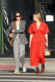 Dakota Johnson - Heads to lunch with a friend in Los Angeles