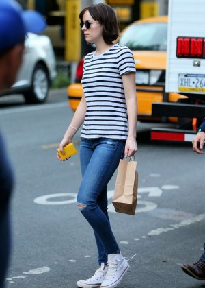 Dakota Johnson in Tight Jeans Out in NYC