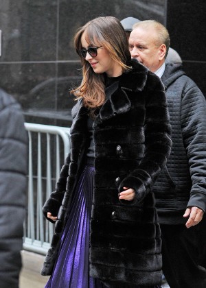 Dakota Johnson - Leaving ABC Studios after Good Morning America in NY