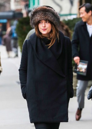 Dakota Johnson Style - Out and about in NYC