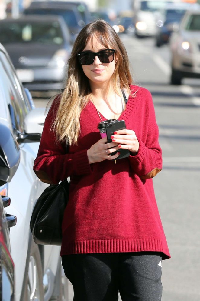 Dakota Johnson - Out grabbing a coffee in West Hollywood