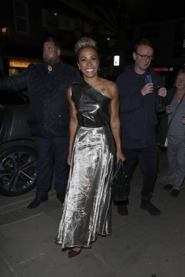 Dame Kelly Holmes - Arriving at the Attitude Awards 2022 at The Roundhouse in London