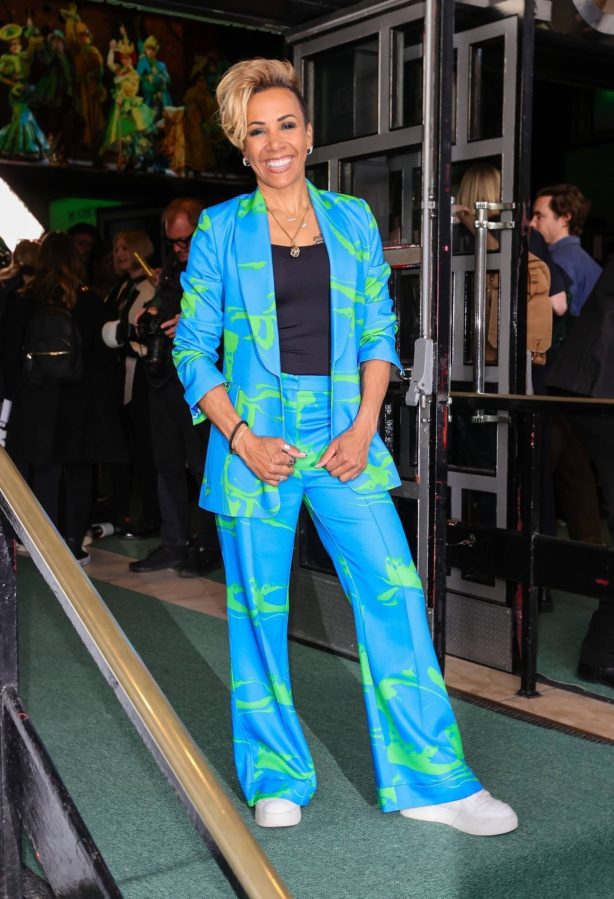 Dame Kelly Holmes - Seen on her 53rd birthday at Wicked Anniversary Press Night