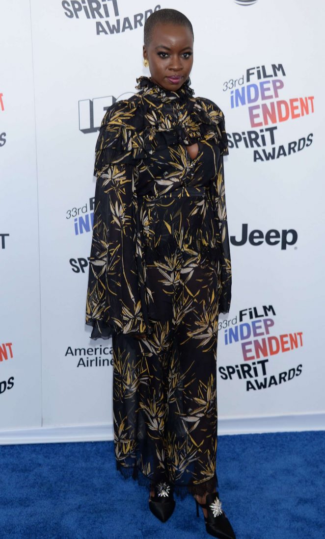 Danai Gurira - 2018 Film Independent Spirit Awards in Santa Monica