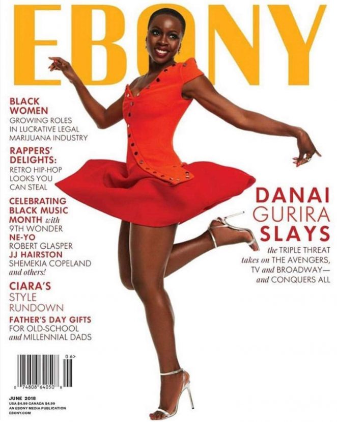 Danai Gurira - Ebony Magazine 2018