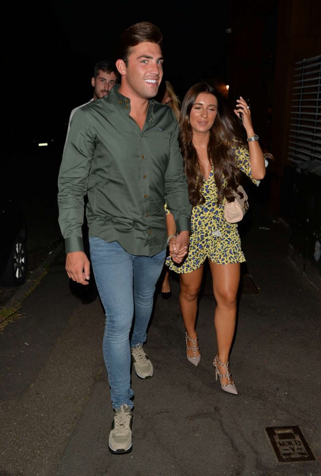 Dani Dyer and Jack Fincham - Out and about in Essex