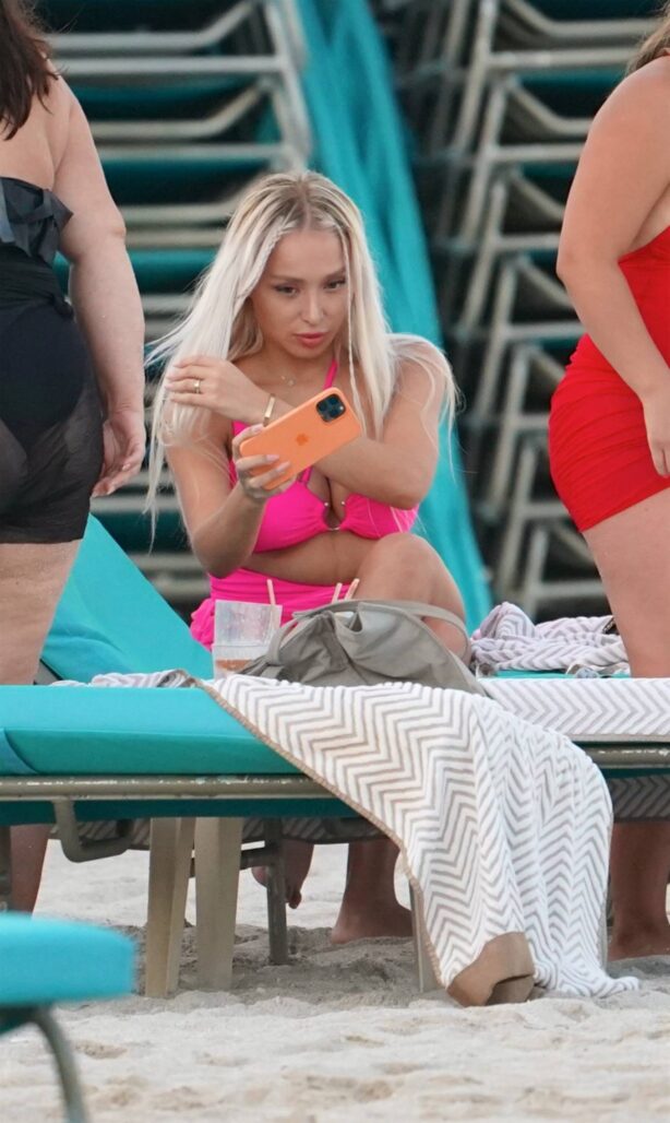 Daniella Chavez - Seen at the beach in Miami