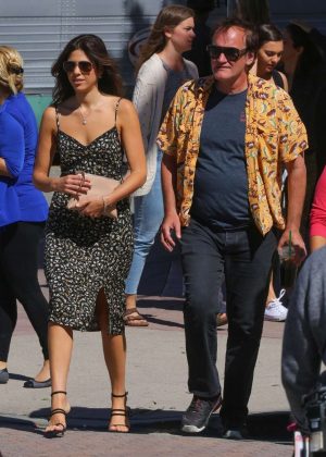 Daniella Pick and Quentin Tarantino - Out in Los Angeles