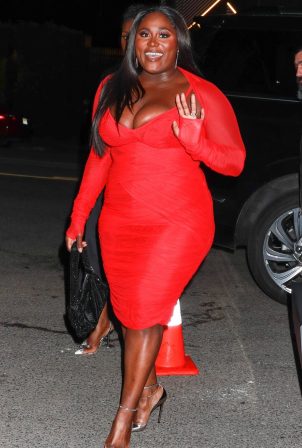 Danielle Brooks - Attends a private event at Catch Steak Restaurant in Los Angeles