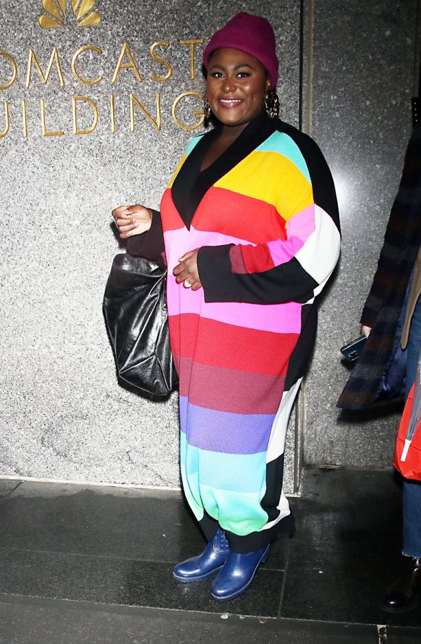 Danielle Brooks - Seen at Late Night with Seth Meyers in New York