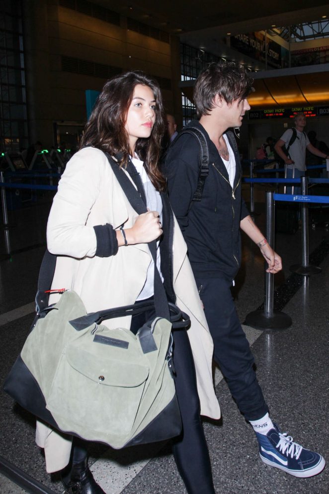 Danielle Campbell at LAX Airport in Los Angeles