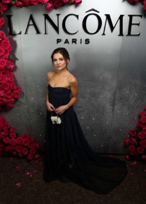 Danielle Campbell - Lancome x Vogue Holiday Party Photo Booth in LA