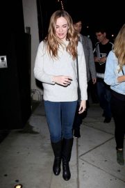 Danielle Panabaker with friends at Craig's in West Hollywood