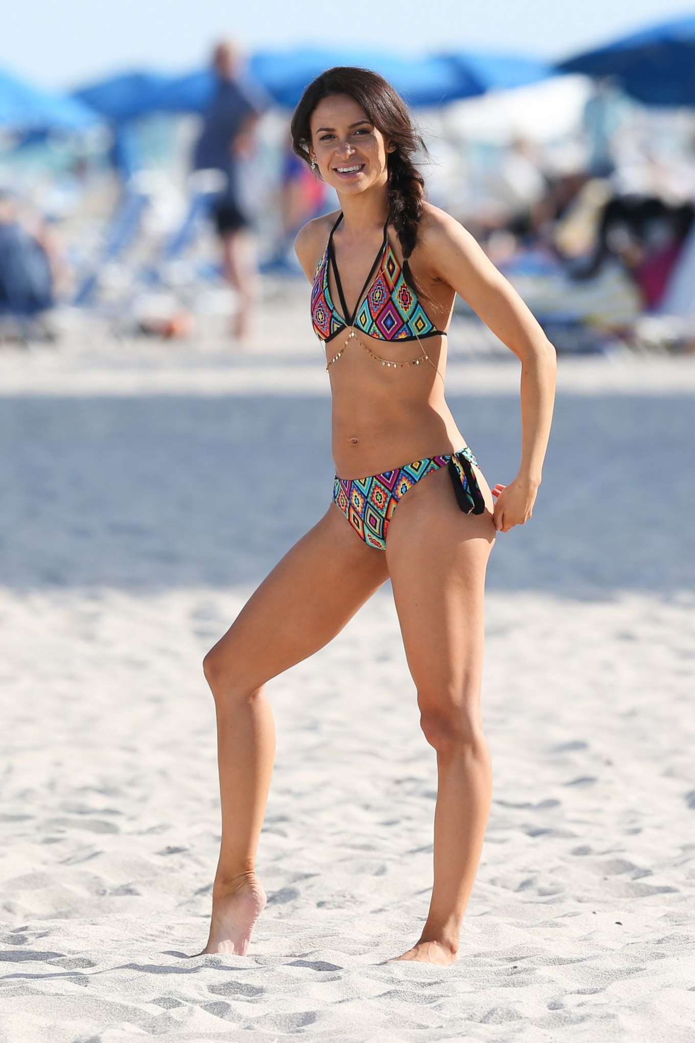 Danielle Peazer - Bikini Photoshoot for Tenzenis in Miami. 