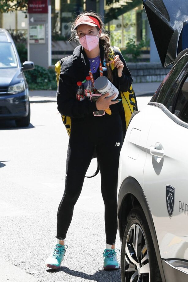 Danielle Rose Collins - Seen after training at Roland Garros 2021 in Paris