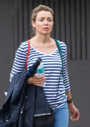 Dannii Minogue out and about in Melbourne