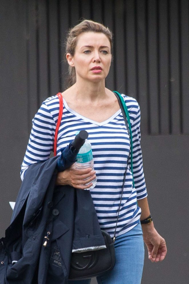 Dannii Minogue out and about in Melbourne