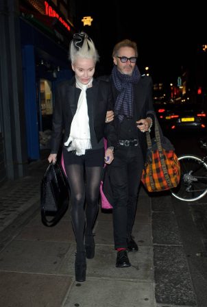 Daphne Guinness - Seen while Leaving the Groucho Club in London