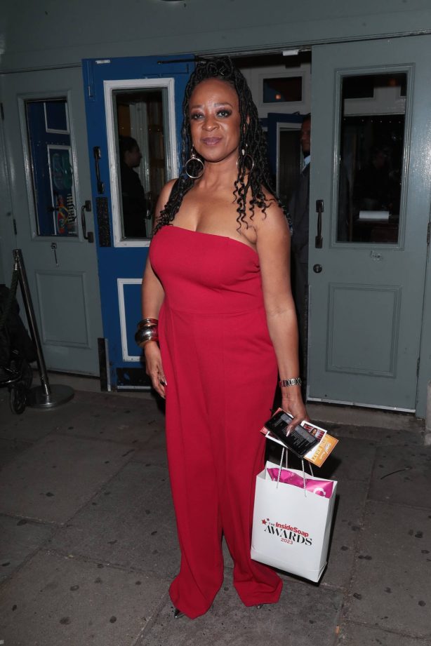 Dawn Hope - Attending the Inside Soap Awards 2023 at Salsa in London