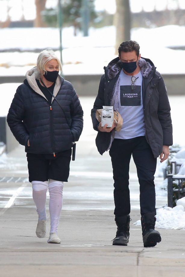 Deborra-Lee Furness - Out in chilly New York