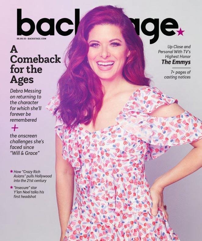 Debra Messing for Backstage Magazine (August 2018)